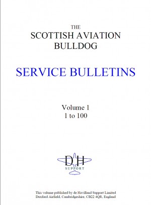 SCOTTISH AVIATION BULLDOG SERVICE BULLETINS Volume 1
