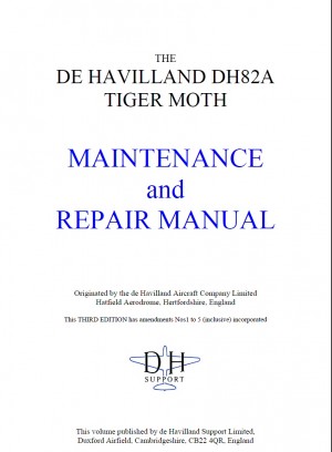 DH82A TIGER MOTH MAINTENANCE and REPAIR MANUAL
